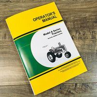 OPERATORS MANUAL FOR JOHN DEERE A AN AW TRACTOR OWNERS BOOK S/N 584000-647999