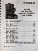 Service Manual for John Deere Diesel Bendix Scintilla Fuel Injection Pump Nozzle
