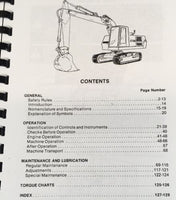 Case Drott 50 Series E 50E Crawler Excavator Operators Manual Owners Maintenance