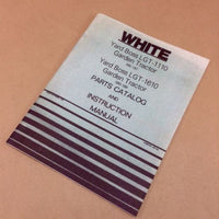 WHITE YARD BOSS LGT-1110 LGT-1610 GARDEN TRACTOR PARTS CATALOG OPERATORS MANUAL