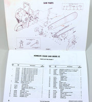Homelite Ez Chainsaw Parts List Assembly Manual Catalog Exploded Views