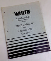 WHITE YARD BOSS R-80 34" MOWER 990-009 PARTS CATALOG INSTRUCTION OPERATOR MANUAL
