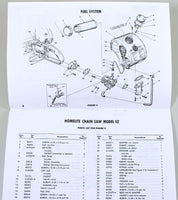 Homelite Ez Chainsaw Parts List Assembly Manual Catalog Exploded Views