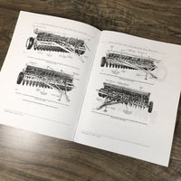 John Deere B B-A FB-B DF-B DR-A End-Wheel Grain Drill Operator and Parts Manual