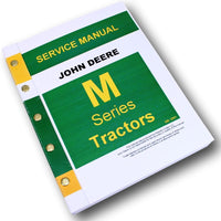 SERVICE MANUAL SET FOR JOHN DEERE M TRACTOR PARTS OWNER TECH REPAIR OPERATOR