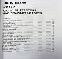 SERVICE MANUAL SET FOR JOHN DEERE 450 CRAWLER DOZER TRACTOR OPERATORS PARTS S/N 13561-UP