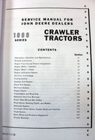 SERVICE MANUAL SET FOR JOHN DEERE 1010 CRAWLER TRACTOR PARTS CATALOG SHOP BOOKS
