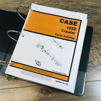 CASE 1550 CRAWLER DOZER TECHNICAL SERVICE MANUAL PARTS CATALOG SHOP BOOK SET