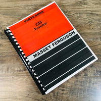 MASSEY FERGUSON 235 TRACTOR PARTS MANUAL CATALOG BOOK EXPLODED VIEWS MF235