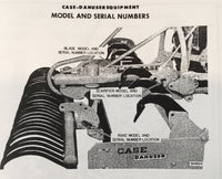 CASE DANUSER G16 G16A S1 S2 RAKE SCARIFIER PARTS MANUAL CATALOG EXPLODED VIEWS