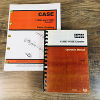 CASE 1150E 1155E CRAWLER LOADER DOZER PARTS AND OPERATORS MANUAL CATALOG BOOK