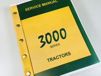 SERVICE MANUAL SET FOR JOHN DEERE 3020 TRACTOR PARTS CATALOG REPAIR to 122,999