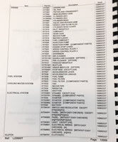 KUBOTA L2250DT TRACTOR PARTS CATALOG MANUAL ASSEMBLY EXPLODED VIEWS NUMBERS