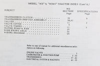 ALLIS CHALMERS WD WD45 TRACTOR SERVICE REPAIR MANUAL PARTS CATALOG TECHNICAL