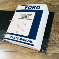 FORD TW5 TW15 TW25 TW35 8530 8630 8730 8830 TRACTOR SERVICE MANUAL PARTS CATALOG SHOP BOOK OVHL SET