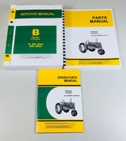 SERVICE MANUAL SET FOR JOHN DEERE B BN BW BWH BNH TRACTOR PARTS OPERATOR REPAIR S/N 60000 to 201000