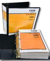 CASE 1550 CRAWLER DOZER SERVICE TECHNICAL MANUAL REPAIR SHOP IN BINDER