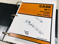 CASE W11 WHEEL LOADER PAY LOADER SERVICE REPAIR MANUAL PARTS CATALOG SHOP BOOK