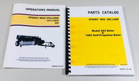 SET SPERRY NEW HOLLAND 283 HAYLINER BALER OWNERS OPERATORS PARTS MANUAL CATALOG