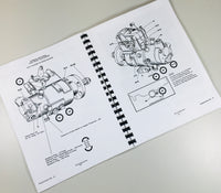 ALLIS CHALMERS ROOSA MASTER D INJECTORS TURBO CHARGERS SERVICE MANUAL REPAIR