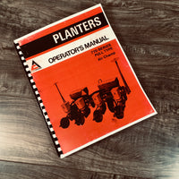 ALLIS CHALMERS 770 SERIES PULL TYPE AIR CHAMP PLANTER OPERATORS OWNERS MANUAL