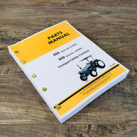 Parts Manual For John Deere 850 950 Tractors Catalog Assembly Book SN 0-20000