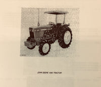 PARTS MANUAL FOR JOHN DEERE 1050 TRACTORS CATALOG ASSEMBLY EXPLODED VIEWS