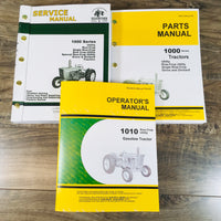 Service Manual Set For John Deere 1010 RU Gas Row Crop Tractor Parts Operators