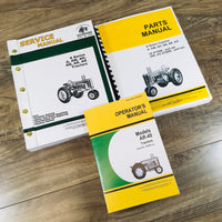 SERVICE MANUAL SET FOR JOHN DEERE AR-40 AR40 TRACTOR PARTS OWNERS OPERATOR