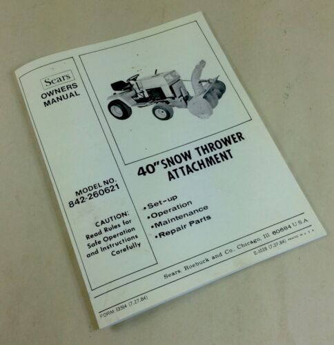 SEARS 40_ SNOW THROWER ATTACHMENTS MODEL 842-260621 OWNERS OPERATORS MANUAL-01.JPG