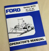 Ford Series 917H 62"-74"-88" Flail Mowers Operators Owners Manual