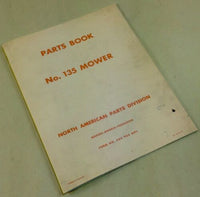 MASSEY HARRIS FERGUSON NO. 135 MOWER BAR SICKLE PARTS BOOK MANUAL 5 6 7 FT CU