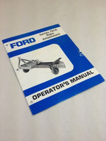 FORD SERIES 761A RAKE ATTACHMENT OPERATORS OWNERS MANUAL OPERATION ASSEMBLY