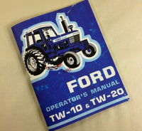 FORD TW-10 TW-20 TRACTOR OPERATORS OWNERS MANUAL MAINTANENCE OPERATION LUBE-01.JPG