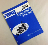 FORD SERIES 101 PLOW OPERATORS OWNERS MANUAL ADJUSTMENTS OPERATION ASSEMBLY-01.JPG