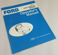 FORD BTC-65 HIGH PRESSURE POWER WASHER OPERATORS OWNER MANUAL ELECTRIC