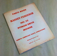 MASSEY FERGUSON NO. 32 PITMAN DRIVE MOWER CUTTER PAR SICKLE PARTS BOOK MANUAL-01.JPG