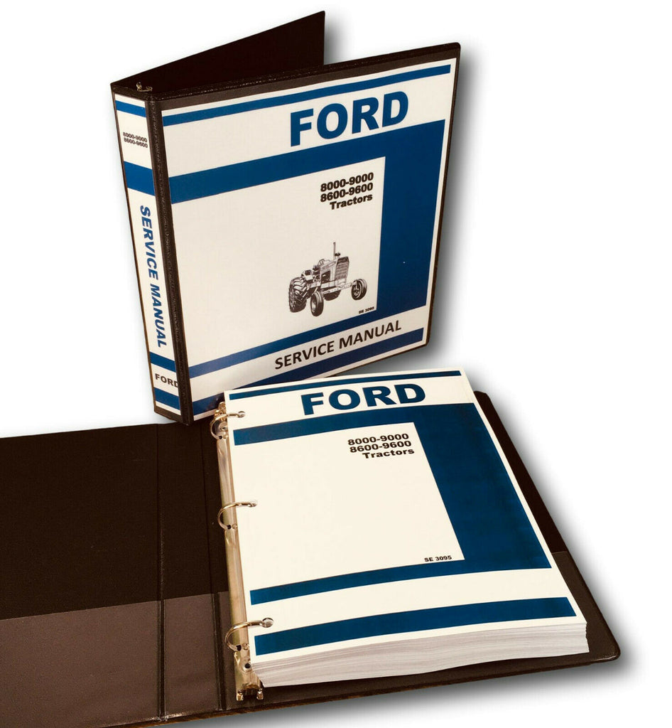FORD 8000 9000 8600 9600 TRACTOR SERVICE MANUAL REPAIR SHOP TECHNICAL WORKSHOP