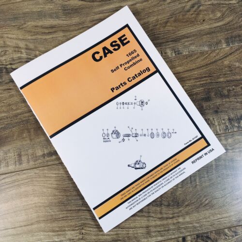 Ji Case 1665 Self-Propelled Combine Parts Manual Catalog Book Assembly Schematic