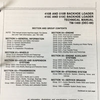 SERVICE MANUAL FOR JOHN DEERE 510B BACKHOE LOADER REPAIR SHOP w TESTING PARTS