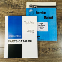 INTERNATIONAL C-135 GAS ENGINE SERVICE PARTS MANUAL SET FOR T-340 T-340A CRAWLER