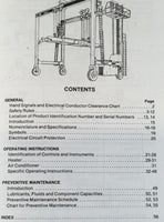 Case Drott 650C Travelift Operators Manual Owners Book Maintenance