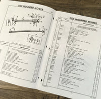 FORD 502 SERIES SIDE MOUNTED MOWER PARTS MANUAL CATALOG BOOK ASSEMBLY SCHEMATICS