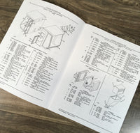 PARTS MANUAL FOR JOHN DEERE COMBINE OPERATOR'S CAB FOR 45 55 95 105 COMBINES
