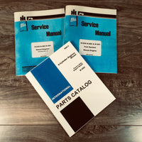INTERNATIONAL D-282 DIESEL ENGINE FOR 660 3600A TRACTOR SERVICE PARTS MANUAL SET