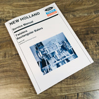 NEW HOLLAND TWISTERS RECTANGULAR FOR 565 570 575 BALERS SERVICE MANUAL REPAIR