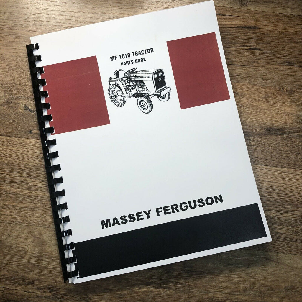 MASSEY FERGUSON 1010 TRACTOR PARTS MANUAL CATALOG BOOK SCHEMATIC EXPLODED VIEWS
