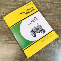 Operators Manual For John Deere 2010 Row-Crop Diesel Tractor Owners S/N -29000