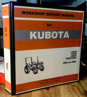 KUBOTA L2250 L2550 L2850 TRACTOR SERVICE REPAIR MANUAL SHOP BOOK OVERHAUL 452pgs