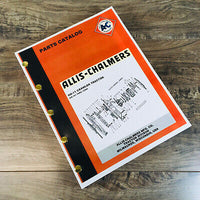 ALLIS CHALMERS HD11 CRAWLER TRACTOR PARTS MANUAL CATALOG BOOK ASSEMBLY 101-12200